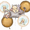 Anagram - Bouquet de 5 Mylar- Winnie de Pooh - Party Shop