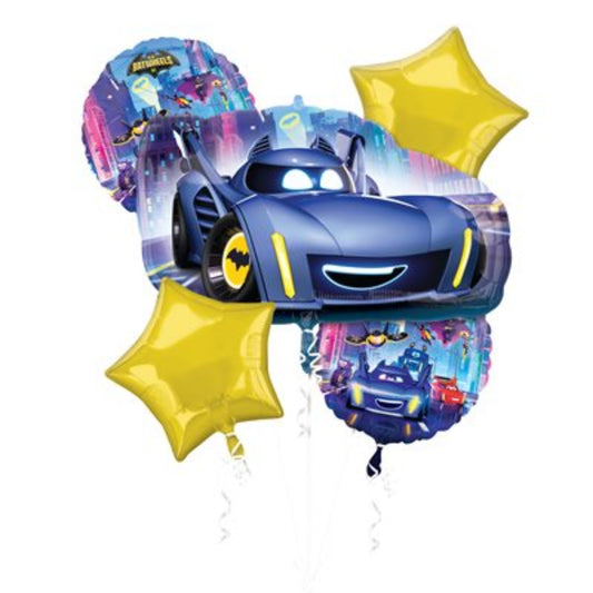 Bouquet de 5 Mylar BatWheels