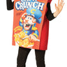 Cap’n Crunch cereal box adult costume one size