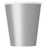 Unique - Verres en Carton 9oz (20ct) - Argent - Party Shop