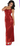 underwraps - Costume Adulte - Robe longue Rouge Brillante - Party Shop