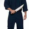 underwraps - Costume Adulte - Horreur Jumpsuit Bleu - Party Shop