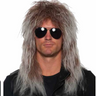 underwraps - Perruque Homme Rockeur Gris - Party Shop