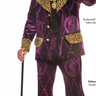 underwraps - Costume Adulte Homme - Pimp Mauve - Party Shop