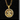 underwraps - Chaîne Collier Pendentif Dollar Doré - Party Shop