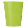 Unique - Verres en Carton 9oz (20CT) – Vert Lime - Party Shop