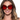 Lunettes d'insecte Rouge pour adulte