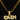 Collier argent comptant avec strass pour adulte