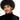 Perruque afro courte noire