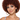 Perruque afro courte brune