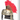 Casque de gladiateur lion avec plume rouge – Adulte