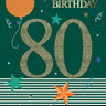 Distribution Incognito - Carte de fête - Happy Birthday - 80 ans - Party Shop