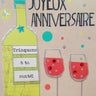 Distribution Incognito - Carte de fête - Joyeux anniversaire - Party Shop