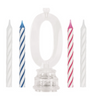Unique - Chandelle Bougeoir clignotant numéro # 0 - Party Shop