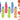 Link Product - Collier (1) Luau à fleurs d’hibiscus – 34 po (6 couleurs assorties) - Party Shop