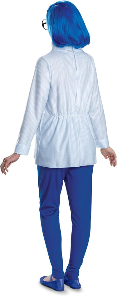 Costume Sadness deluxe adulte - Inside Out Sens Dessus Dessous 2
