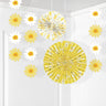 Creative Converting - Décorations Découpes a suspendre - Fleurs marguerite - Party Shop