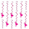 Beistle Co. - Décorations suspendues (12) Flamants roses - Party Shop