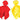 Creative Converting - Drapeaux de penalite (2) rouge et jaune - Football - Party Shop