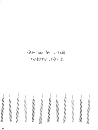 Distribution Incognito - Carte de Fête - Bonne Fête Chandelles - Party Shop