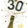 Distribution Incognito - Carte de Fête Géante 9" X 12" - 30e Anniversaire Champagne - Party Shop