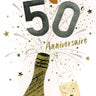 Distribution Incognito - Carte de Fête Géante 9" X 12" - 50e Anniversaire Champagne - Party Shop