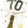 Distribution Incognito - Carte de Fête Géante 9" X 12" - 70e Anniversaire Champagne - Party Shop