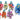 Link Product - Guirlande Luau de frangipanier – 16 pi (5 m) – couleurs assorties - Party Shop