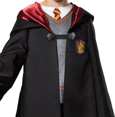 Harry Potter child costume with printed shirt and cape