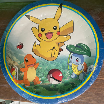 Assiettes 9Po (10) - Pokémon - Party Shop