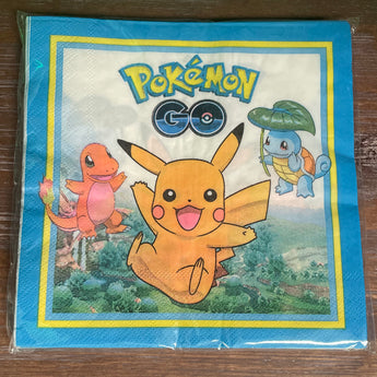 Serviettes De Table (20) - Pokémon Party Shop