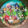 Party Shop - Assiettes 9Po (10) - Sonic - Party Shop