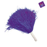 Blue cheerleader pom poms 37 cm set of 2. Fun costume accessories for cheerleader outfit, pom-pom girl, Halloween, carnival, sports events or school shows - MOM - Party Shop