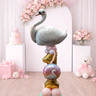 Ballons d'anniversaire cygne