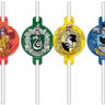Procos - Pailles en carton (4) - Harry Potter - Party Shop
