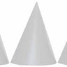 Procos - Chapeaux Cônes (6) - Argent métallique - Party Shop