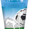 Procos - Verres en Plastique 9oz (4) - Soccer - Party Shop