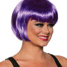 Adult bob wig – Short square cut wig available in multiple colors. Fun costume accessory for Halloween, carnival, cosplay, disco parties and stage shows