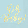 Unique - Serviettes de table de Oh Baby! Bleu (16) - Party Shop