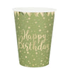 Santex - Verres 9Oz - Happy Birthday Sauge (10) - Party Shop