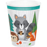 Verres 9oz en paquet de 8 - Animaux de la forêt