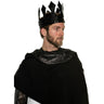 Underwraps - Adjustable black foam crown – lightweight and comfortable Halloween accessory for royal, gothic, medieval or cosplay costumes. Perfect for parties & carnival. - Party Shop