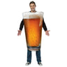 Rasta Imposta - Adult Beer Pint Costume – Funny Alcohol Halloween Outfit One Size - Party Shop