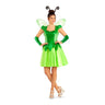 Adult fairy costume with dress, headpiece, wings and bracelets. Perfect for Halloween, carnival, cosplay or magical themed parties. - MOM - Party Shop