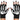 adult fingerless skeleton gloves halloween costume accessory