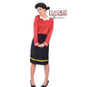 FUN WORLD - Official adult Olive Oyl costume with dress and wig – classic cartoon character Halloween and cosplay outfit for women - Party Shop
