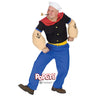 Adult Popeye costume one size fits most – includes shirt, pants, muscle arms, belt, and sailor hat – perfect Halloween costume for men and cosplay - FunWorld - Party Shop