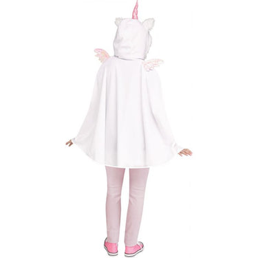 Adult unicorn hooded poncho – colorful and cozy instant costume for Halloween or magical themed parties - Party Shop