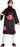 Akatsuki Naruto kids costume with black and red cloud cloak and reversible ninja headband (Leaf and Rain) – perfect for Halloween or anime cosplay - InSpirit - Party shop