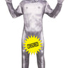 Adult Alien Prober costume with jumpsuit, alien mask, and inflatable gag prop – funny extraterrestrial outfit for Halloween or costume parties. - funworld - Party shop